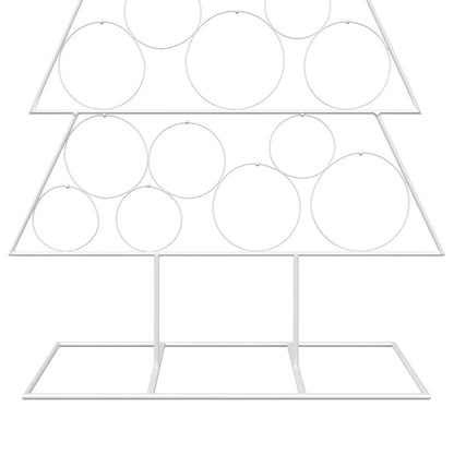 Metalen kerstboom met standaard KUOPIO 180 cm Staal Wit