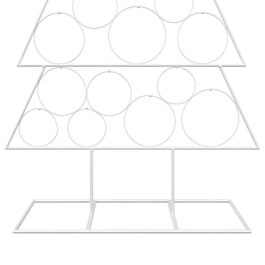 Metalen kerstboom met standaard KUOPIO 180 cm Staal Wit