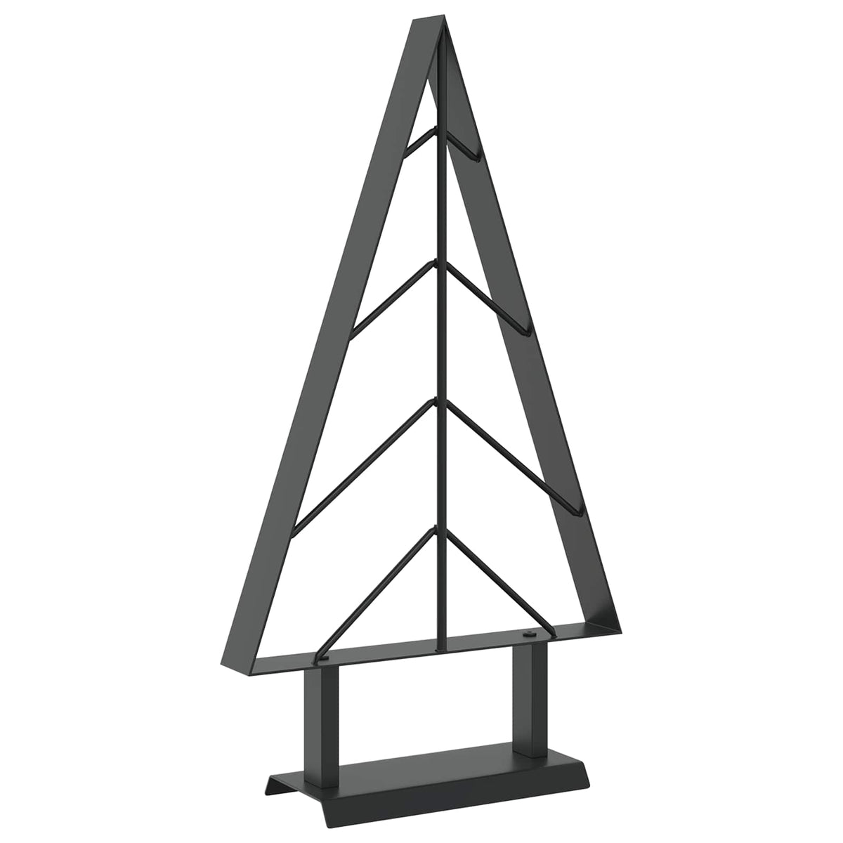 Metalen kerstboom met standaard KUOPIO 60 cm Staal Zwart