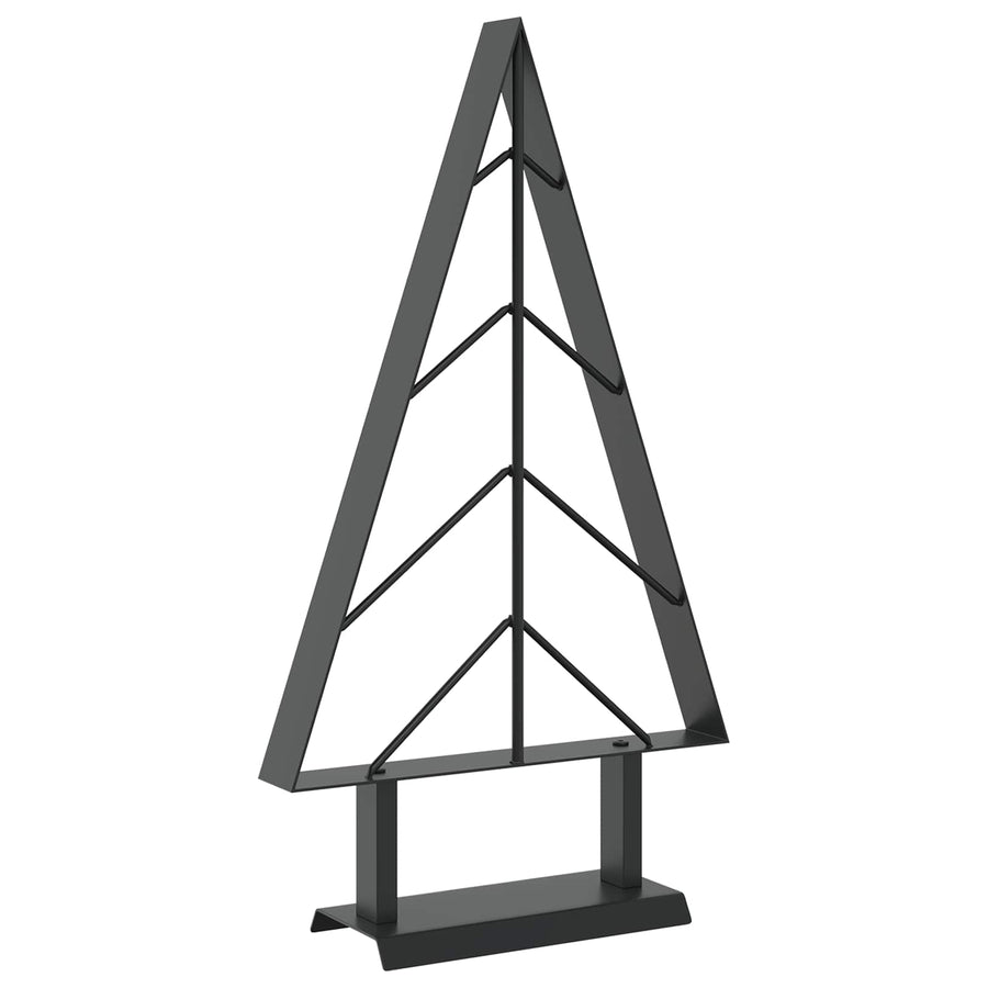 Metalen kerstboom met standaard KUOPIO 60 cm Staal Zwart