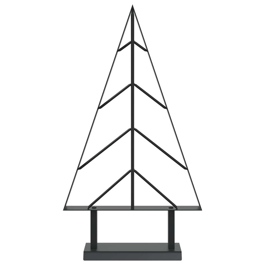 Metalen kerstboom met standaard KUOPIO 60 cm Staal Zwart