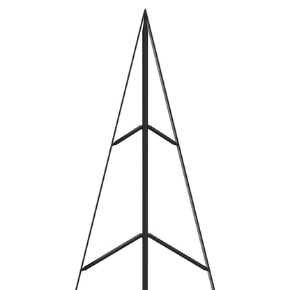 Metalen kerstboom met standaard KUOPIO 125 cm Staal Zwart