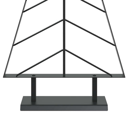 Metalen kerstboom met standaard KUOPIO 125 cm Staal Zwart