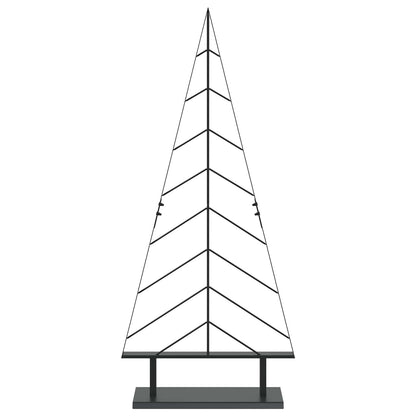 Metalen kerstboom met standaard KUOPIO 125 cm Staal Zwart