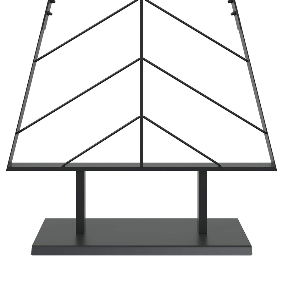 Metalen kerstboom met standaard KUOPIO 150 cm Staal Zwart