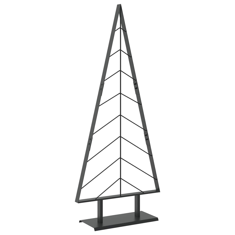 Metalen kerstboom met standaard KUOPIO 150 cm Staal Zwart