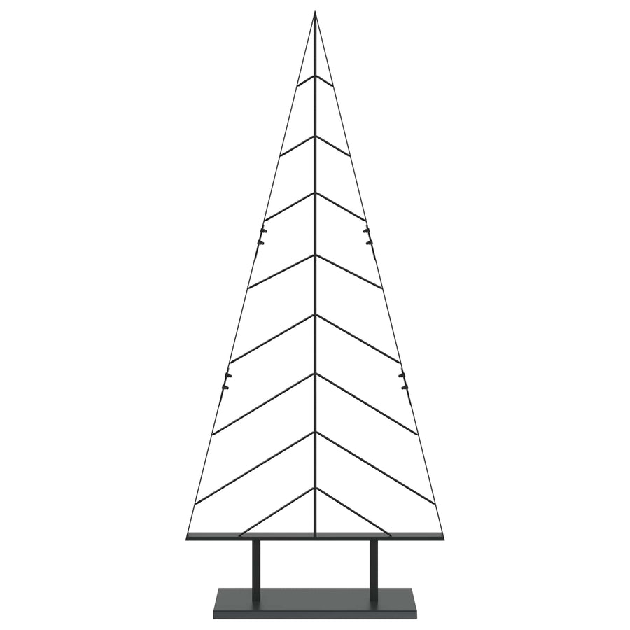 Metalen kerstboom met standaard KUOPIO 150 cm Staal Zwart