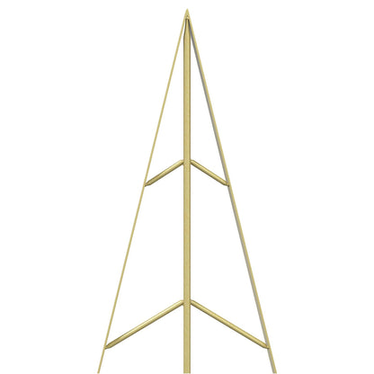 Metalen kerstboom met standaard KUOPIO 90 cm Staal Goud