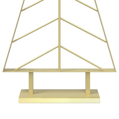 Metalen kerstboom met standaard KUOPIO 90 cm Staal Goud