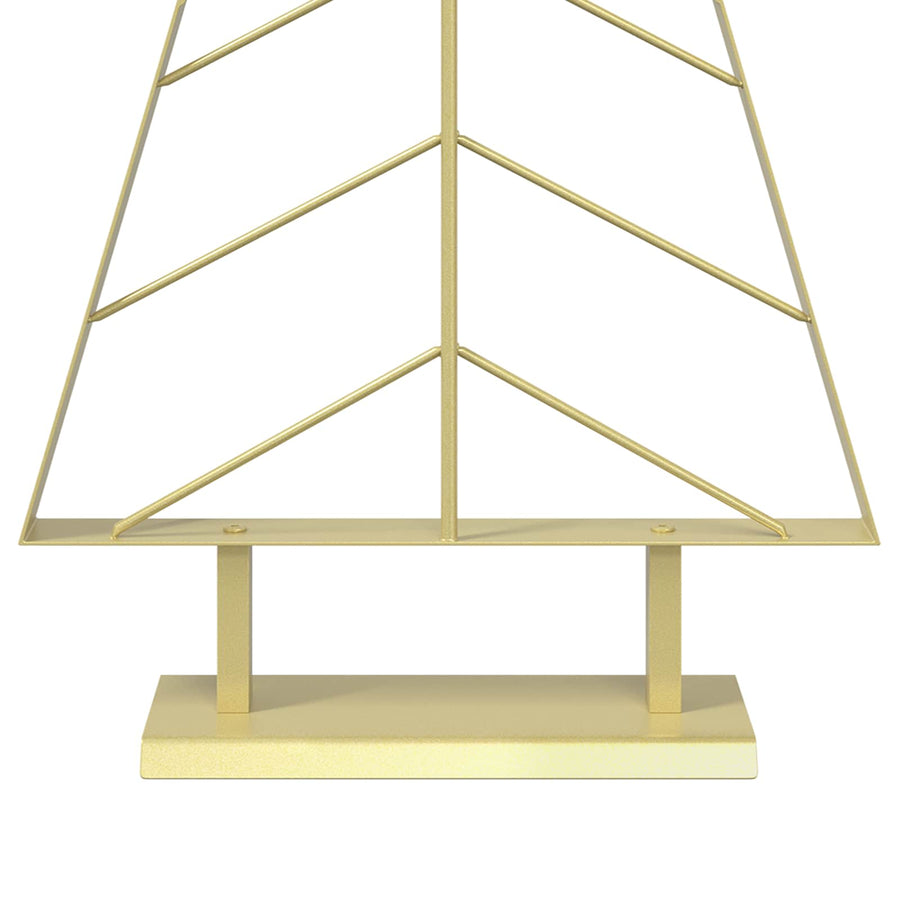 Metalen kerstboom met standaard KUOPIO 90 cm Staal Goud