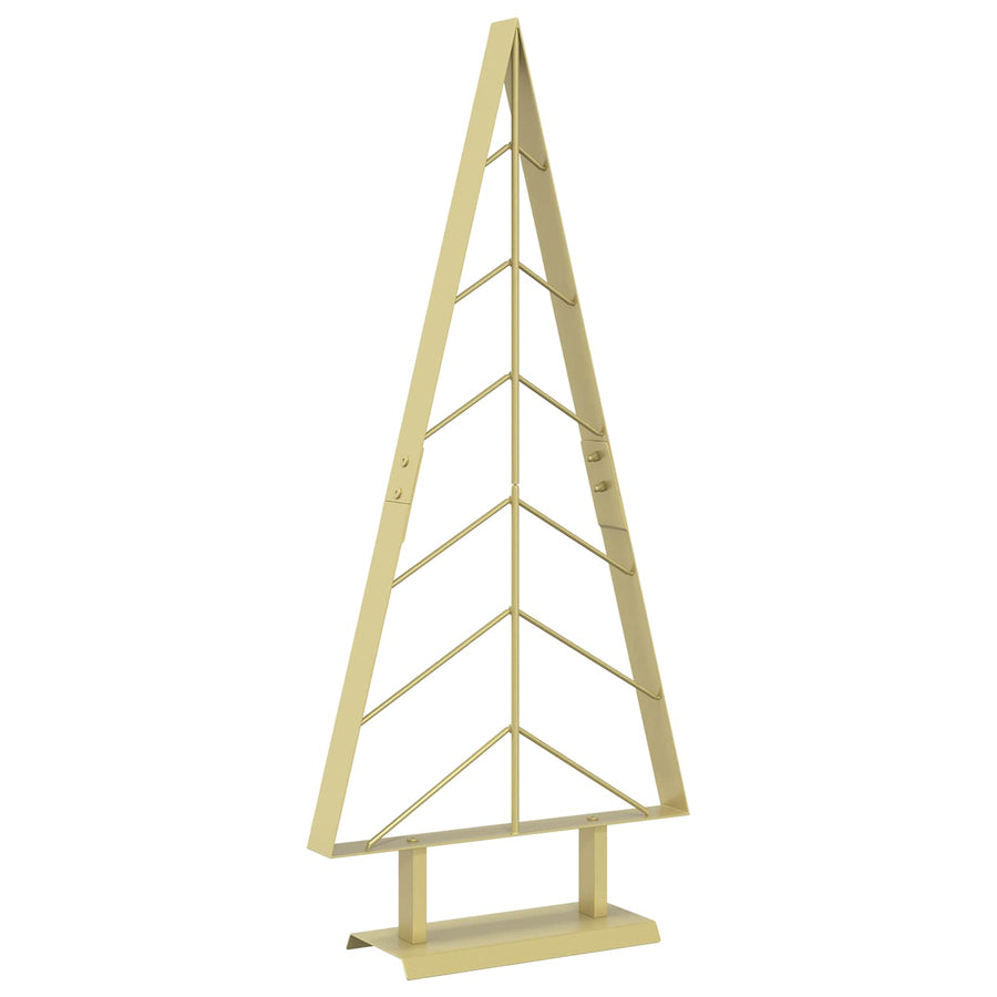 Metalen kerstboom met standaard KUOPIO 90 cm Staal Goud