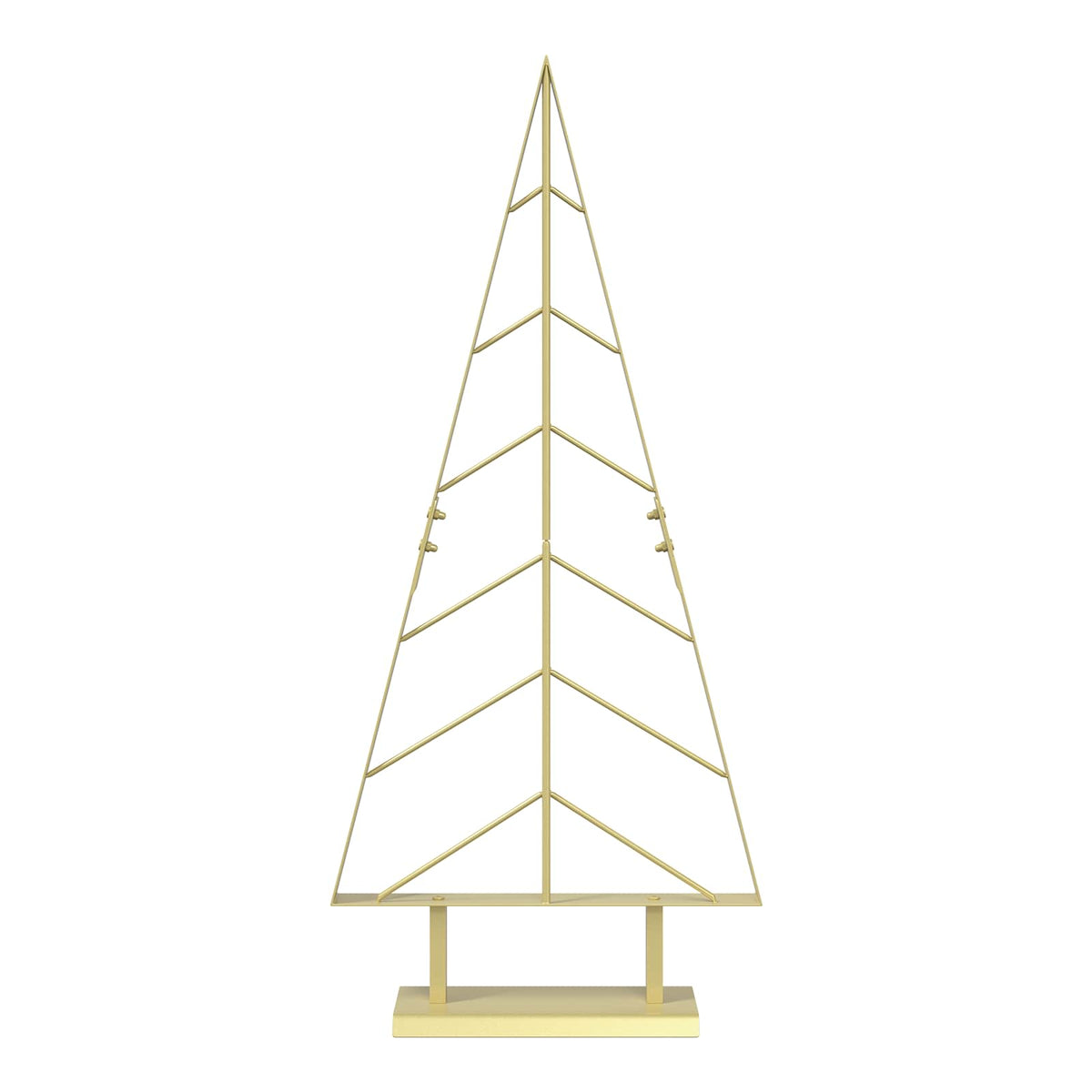 Metalen kerstboom met standaard KUOPIO 90 cm Staal Goud