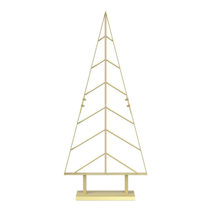 Metalen kerstboom met standaard KUOPIO 90 cm Staal Goud