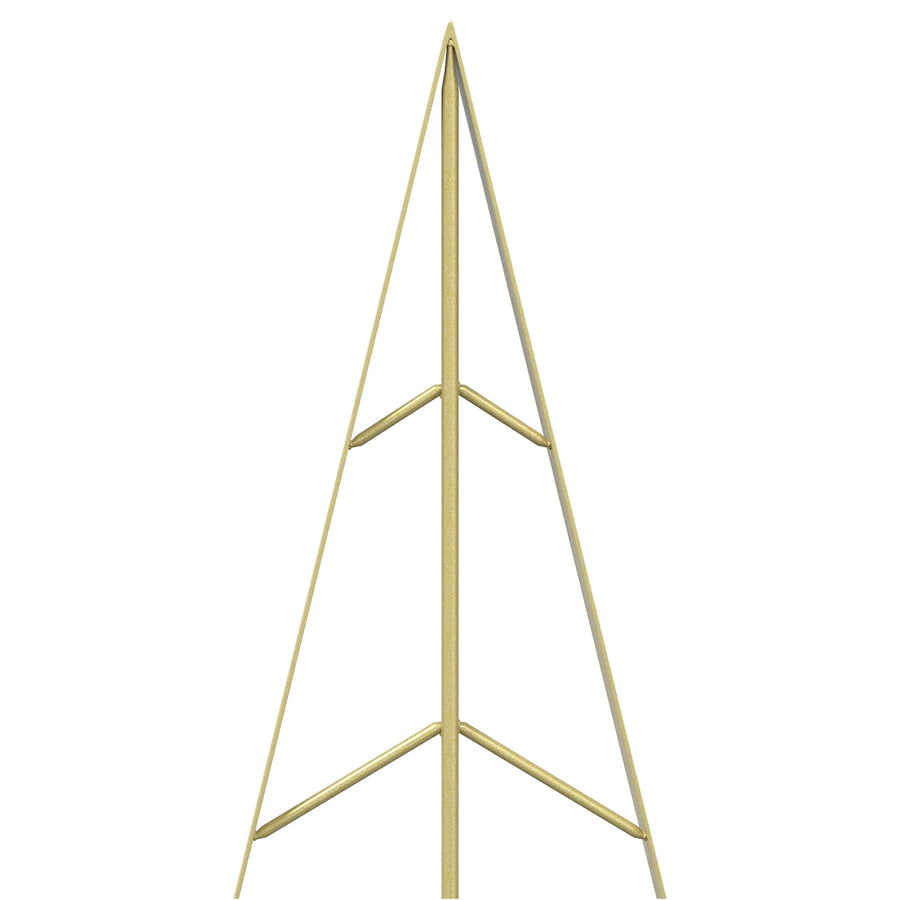 Metalen kerstboom met standaard KUOPIO 150 cm Staal Goud