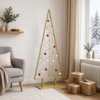 Metalen kerstboom 150 cm goud staal
