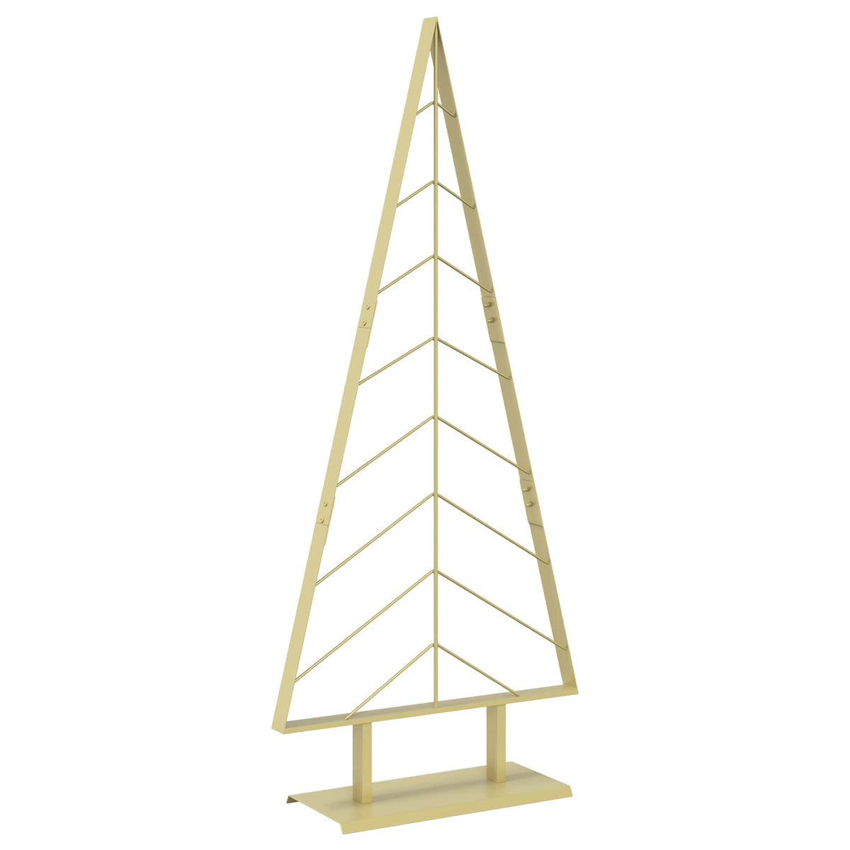 Metalen kerstboom met standaard KUOPIO 150 cm Staal Goud
