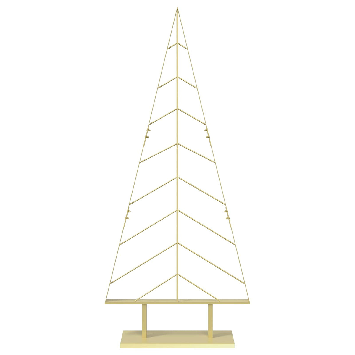 Metalen kerstboom met standaard KUOPIO 150 cm Staal Goud