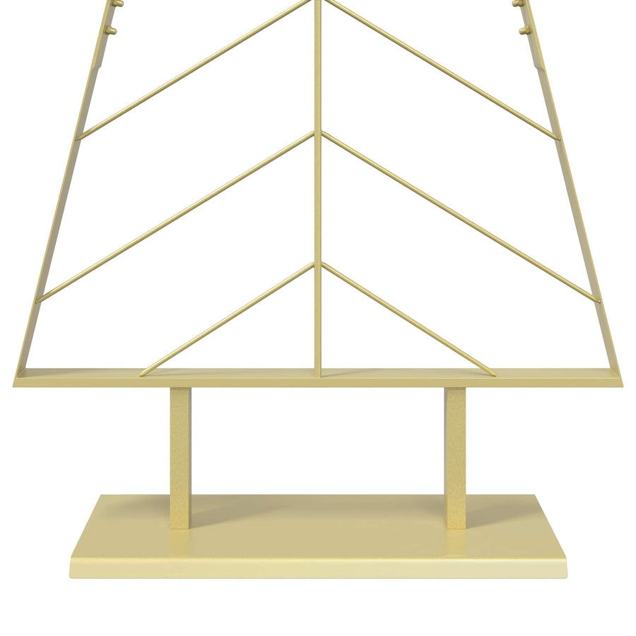 Metalen kerstboom met standaard KUOPIO 180 cm Staal Goud