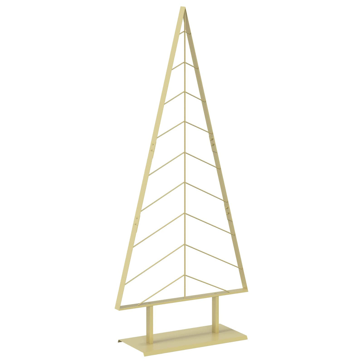 Metalen kerstboom met standaard KUOPIO 180 cm Staal Goud