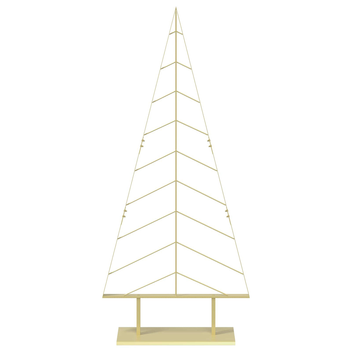 Metalen kerstboom met standaard KUOPIO 180 cm Staal Goud