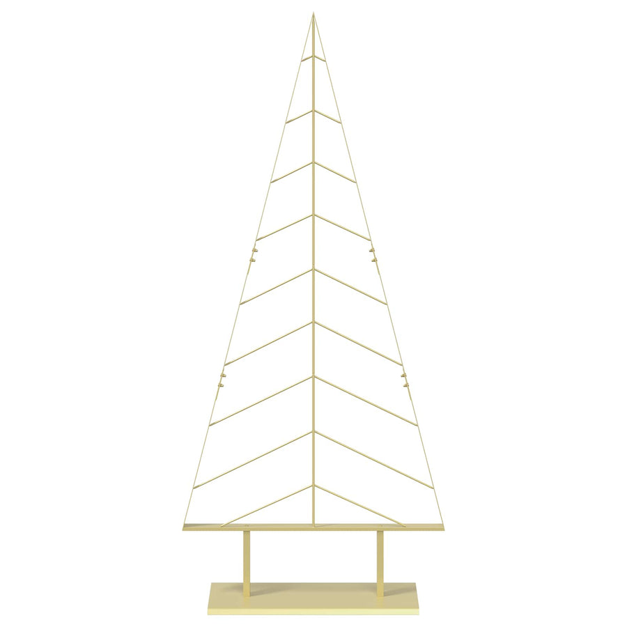 Metalen kerstboom met standaard KUOPIO 180 cm Staal Goud