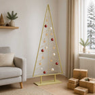 Metalen kerstboom 210 cm goud