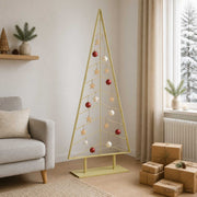 Metalen kerstboom 210 cm goud