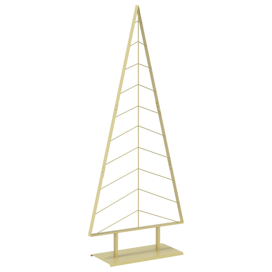 Metalen kerstboom met standaard KUOPIO 210 cm Staal Goud
