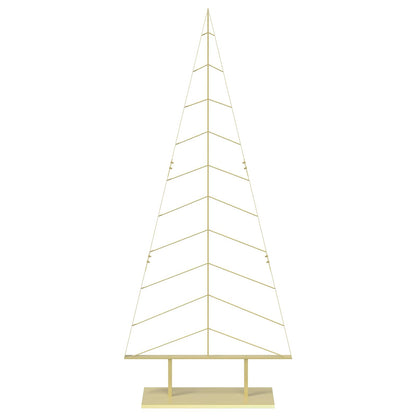 Metalen kerstboom met standaard KUOPIO 210 cm Staal Goud