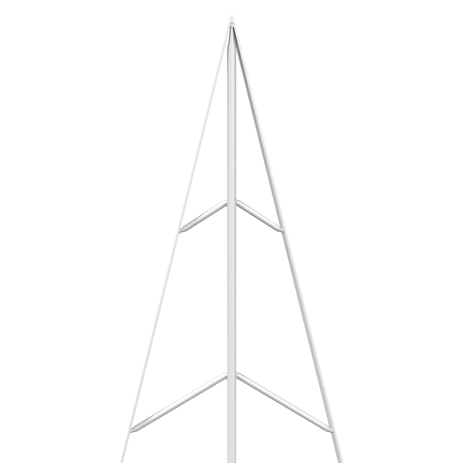 Metalen kerstboom met standaard KUOPIO 90 cm Staal Wit