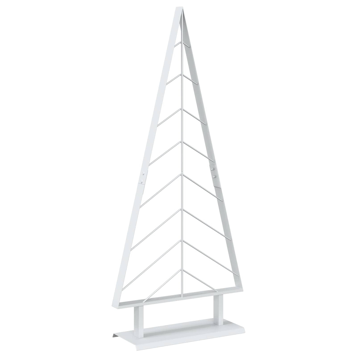 Metalen kerstboom met standaard KUOPIO 125 cm Staal Wit
