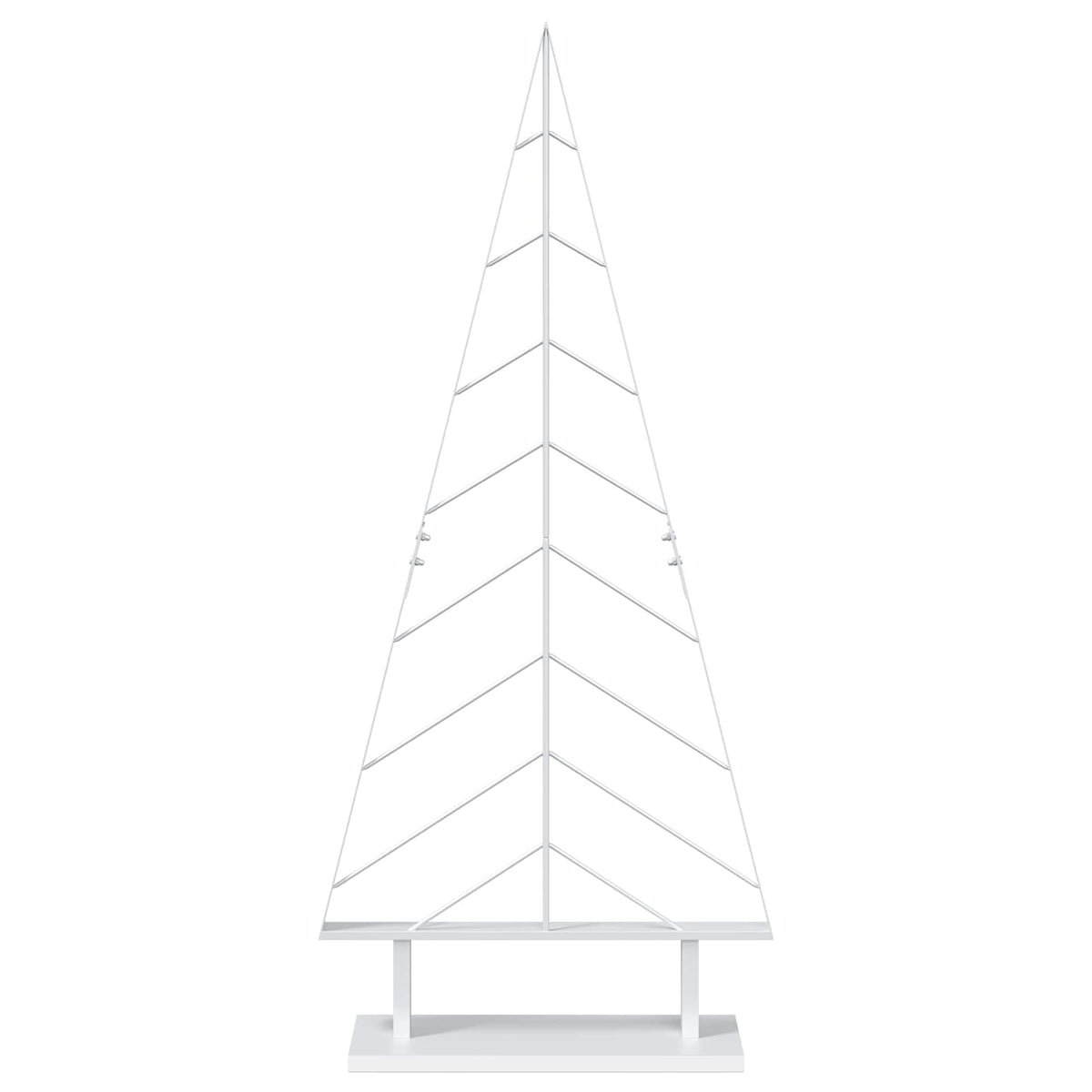 Metalen kerstboom met standaard KUOPIO 125 cm Staal Wit