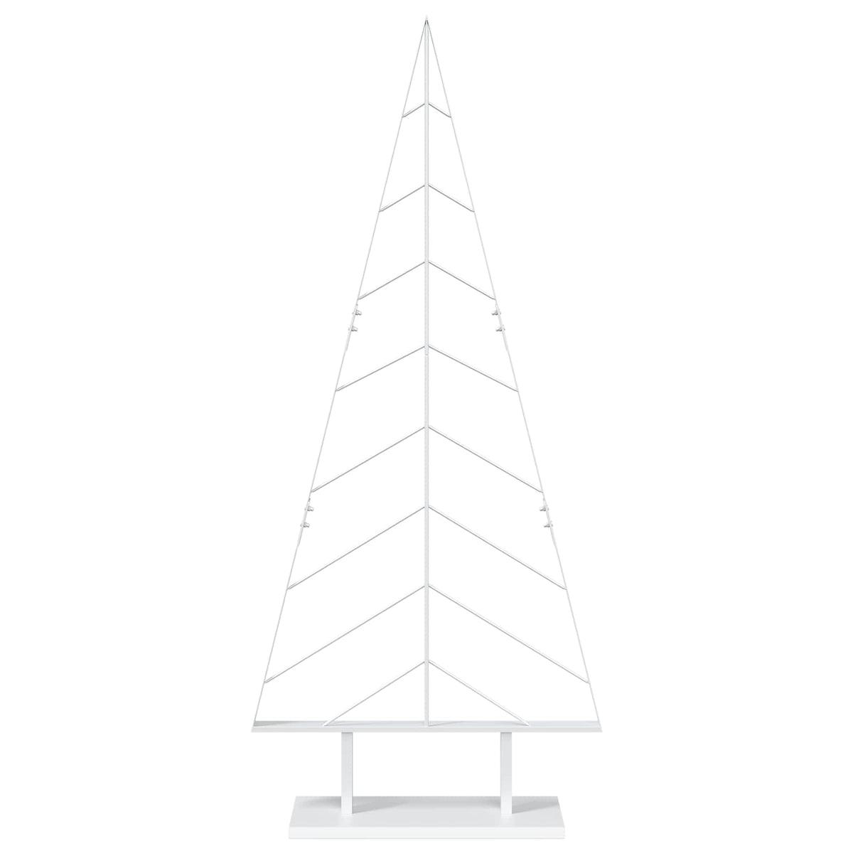 Metalen kerstboom met standaard KUOPIO 150 cm Staal Wit