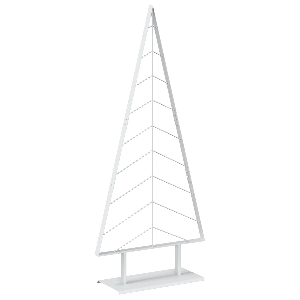 Metalen kerstboom met standaard KUOPIO 180 cm Staal Wit