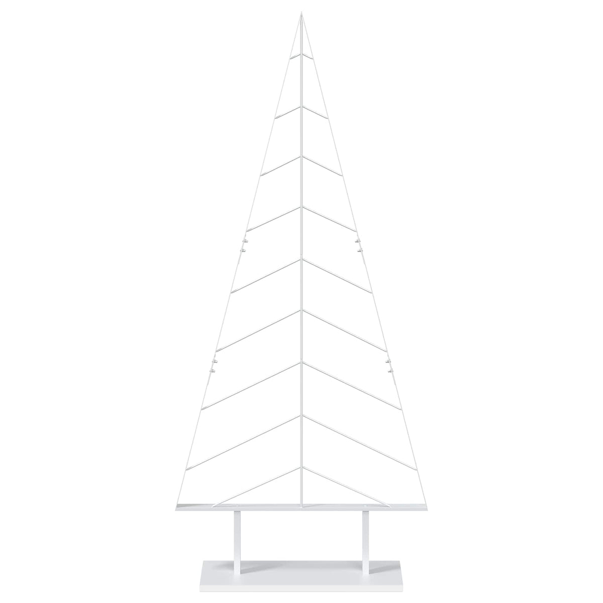 Metalen kerstboom met standaard KUOPIO 180 cm Staal Wit