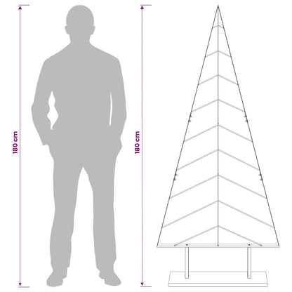 Metalen kerstboom met standaard KUOPIO 180 cm Staal Wit
