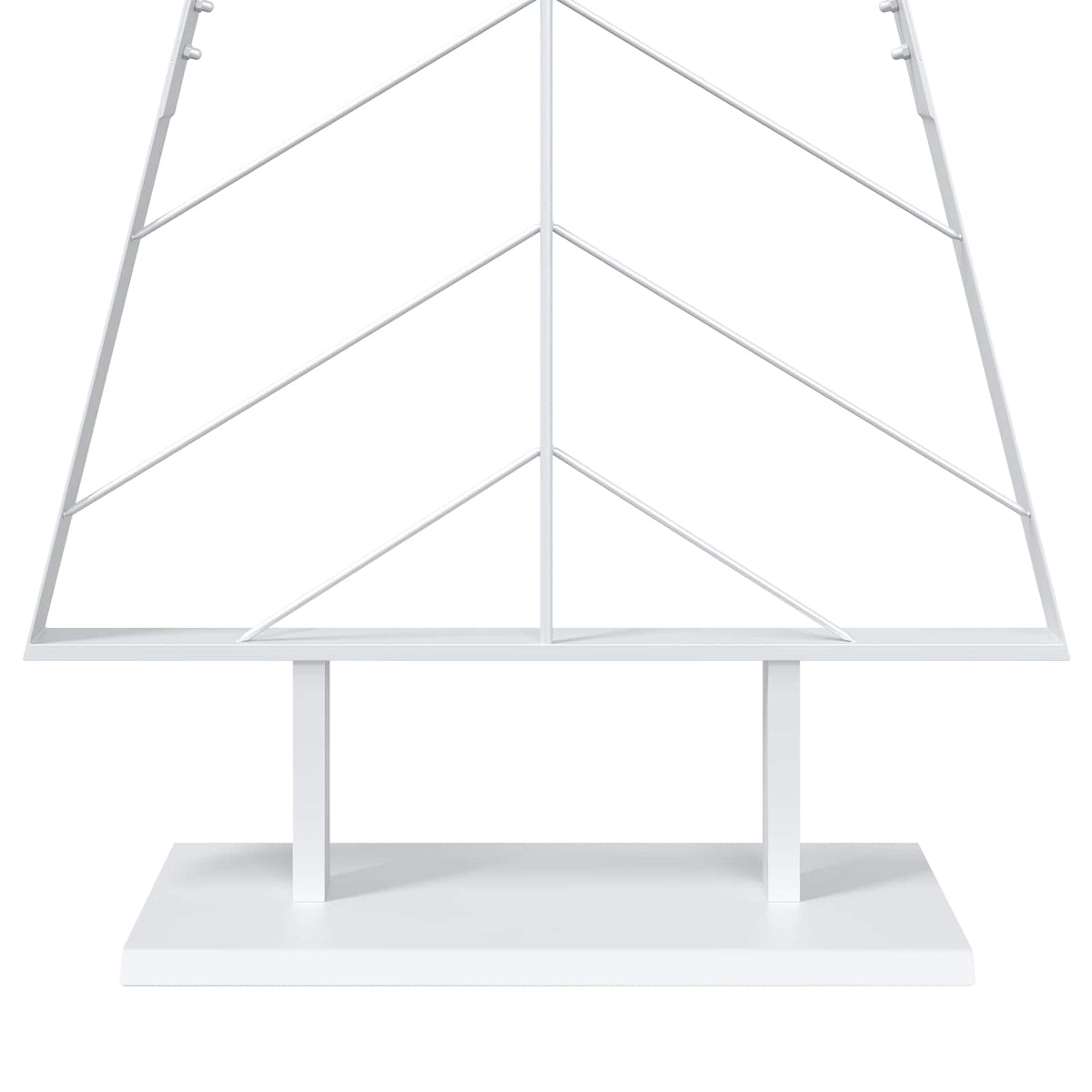 Metalen kerstboom met standaard KUOPIO 210 cm Staal Wit