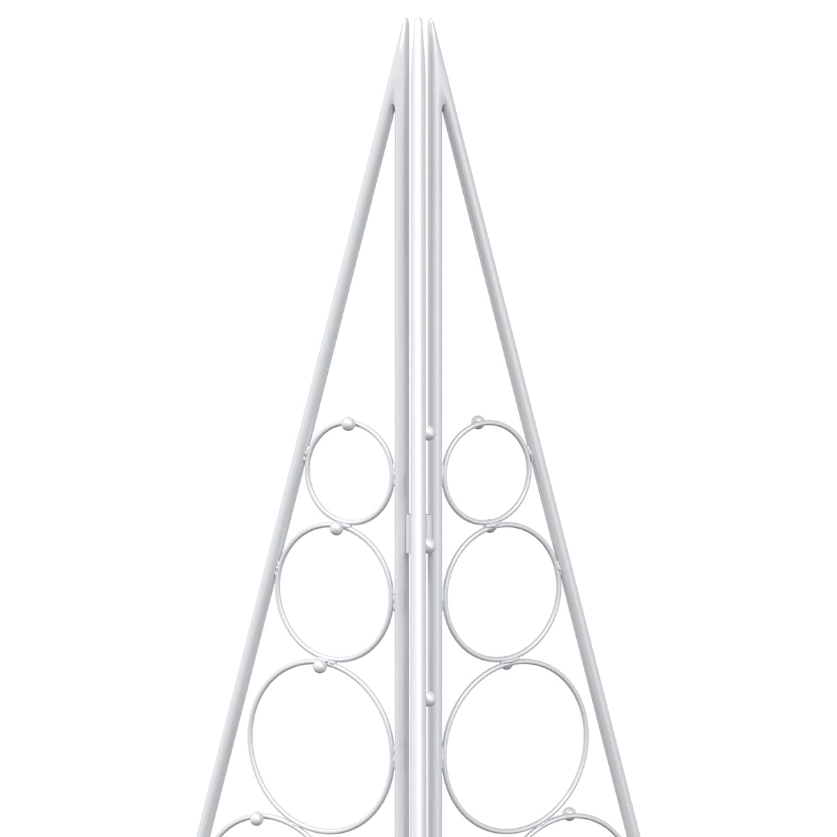 Metalen kerstboom KUOPIO 210 cm Staal Wit