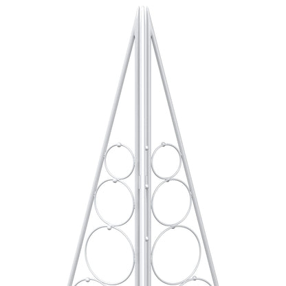 Metalen kerstboom KUOPIO 210 cm Staal Wit