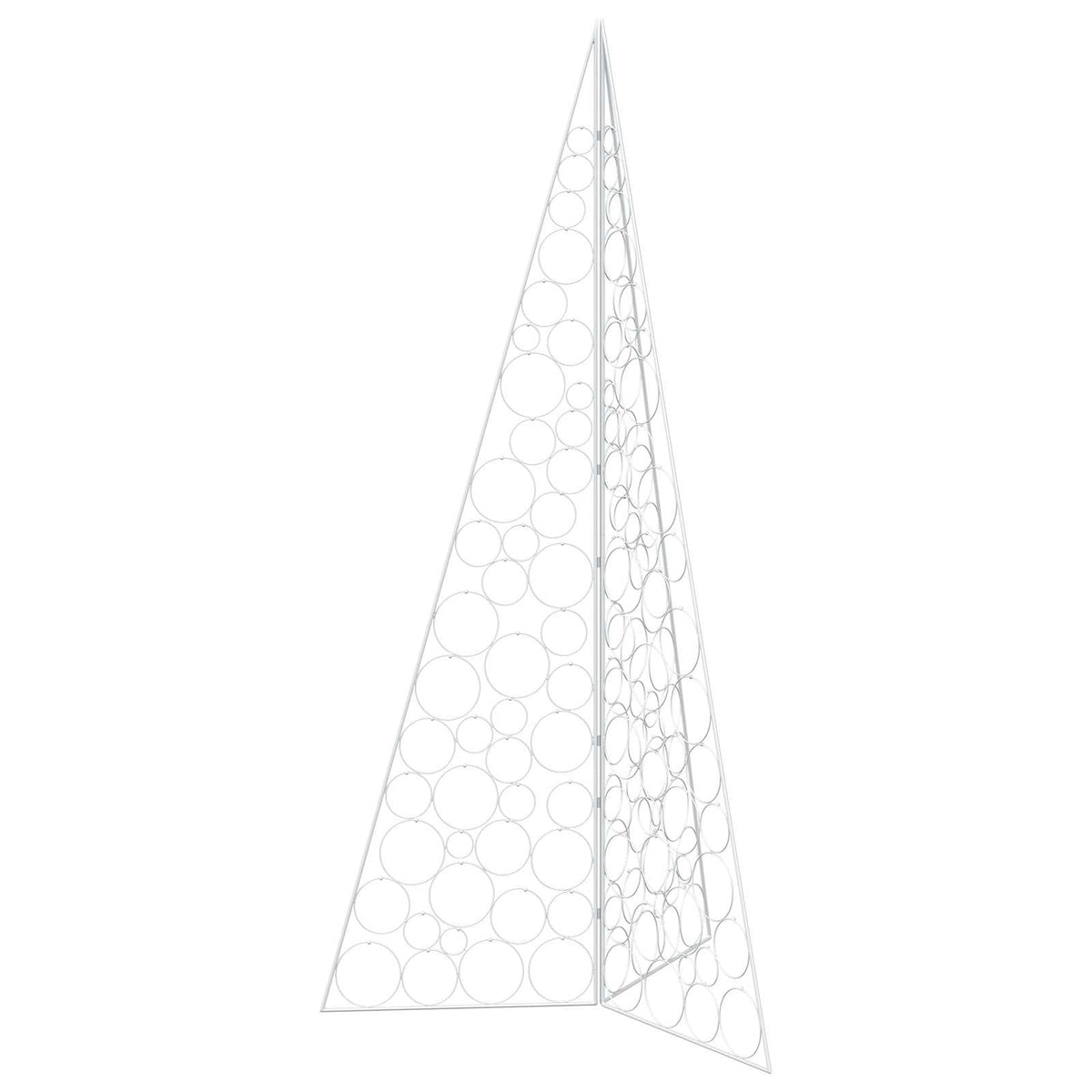 Metalen kerstboom KUOPIO 210 cm Staal Wit