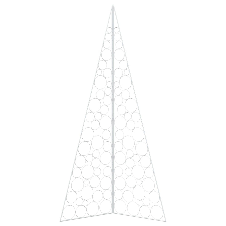 Metalen kerstboom KUOPIO 210 cm Staal Wit