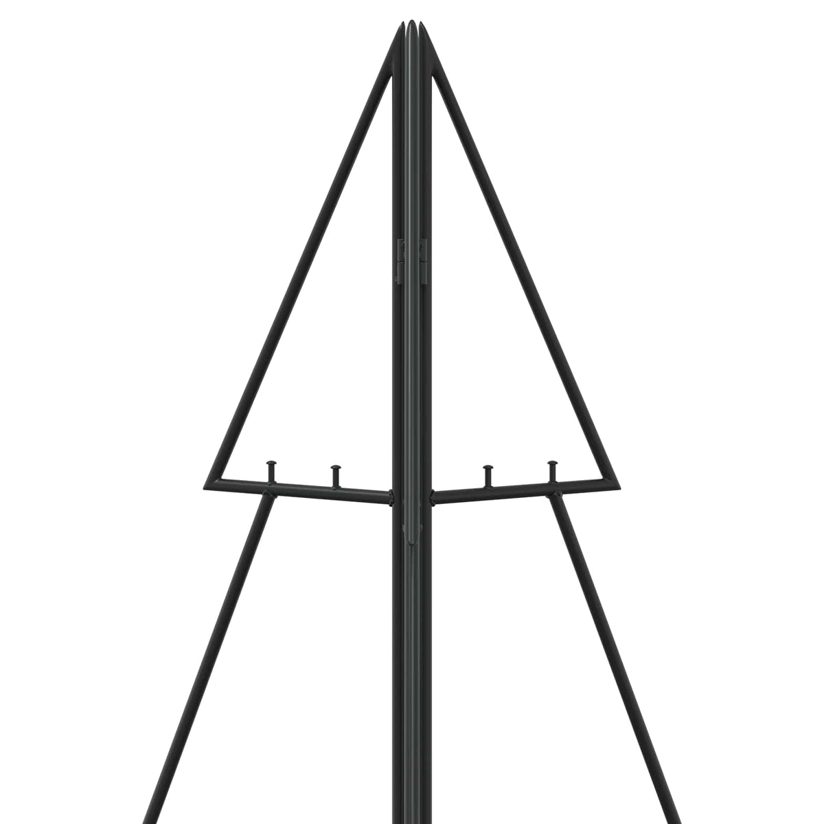 Metalen kerstboom KUOPIO 140 cm Staal Zwart