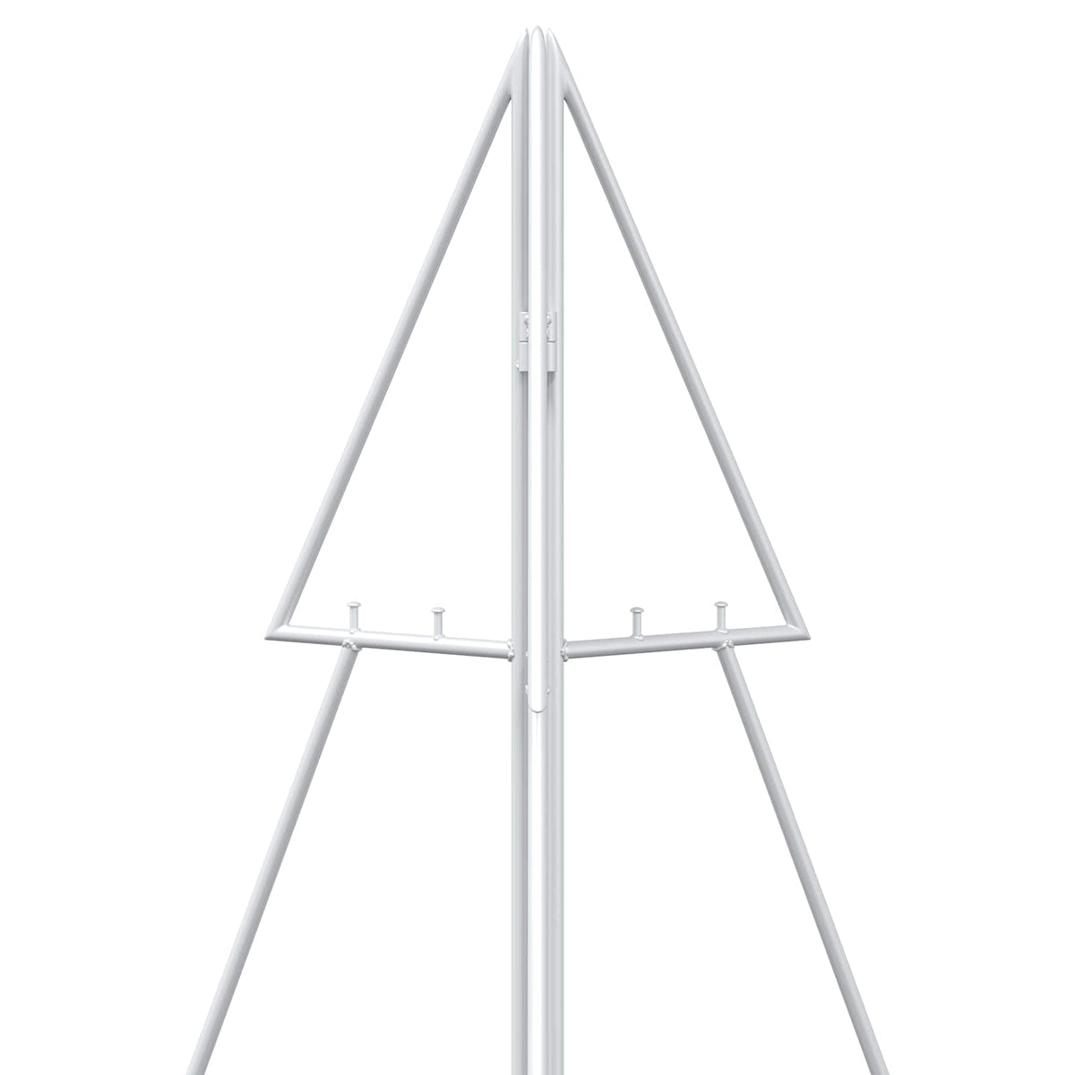Metalen kerstboom KUOPIO 100 cm Staal Wit