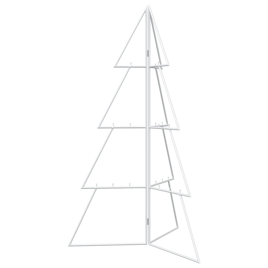 Metalen kerstboom KUOPIO 100 cm Staal Wit