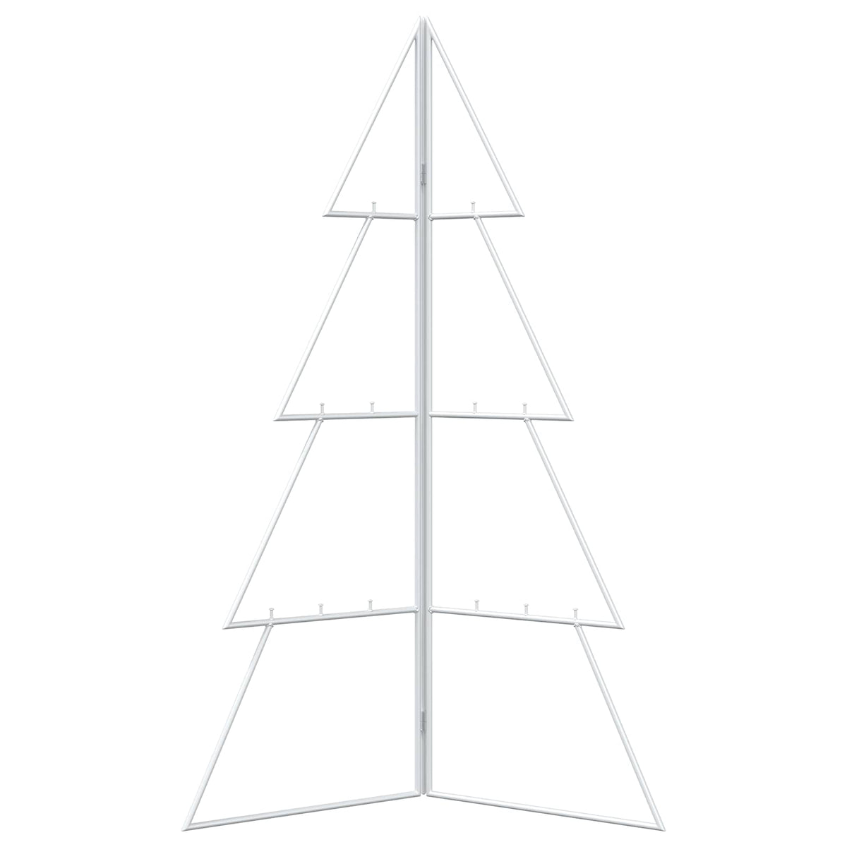 Metalen kerstboom KUOPIO 100 cm Staal Wit