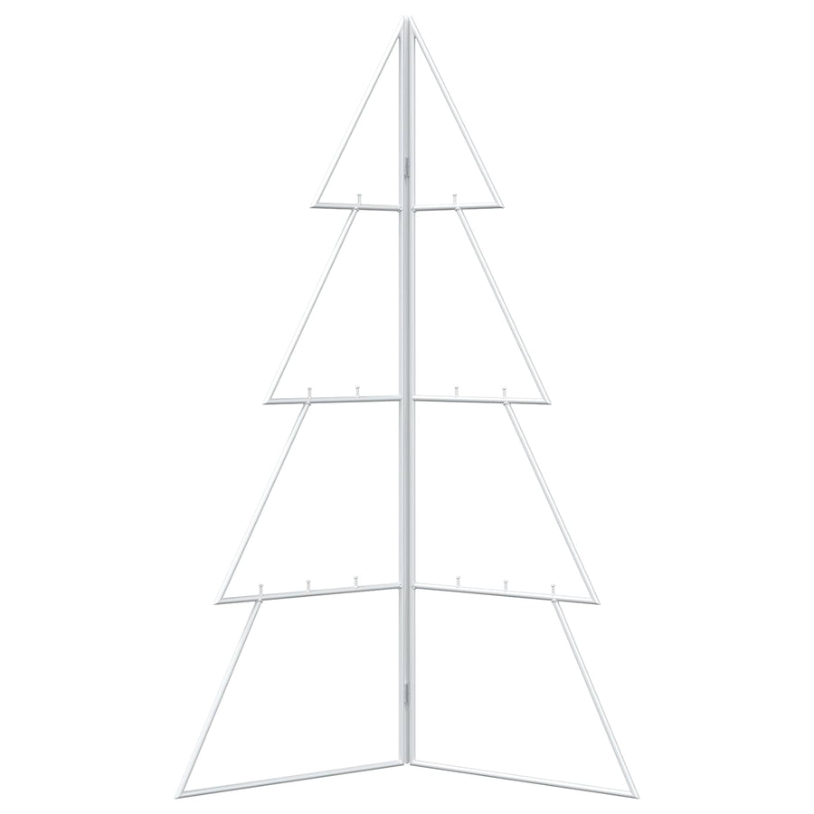 Metalen kerstboom KUOPIO 100 cm Staal Wit