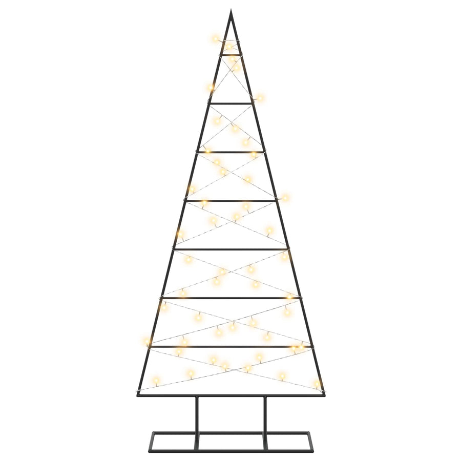 Metalen kerstboom KUOPIO 125 cm Warmwit Poedergecoat staal