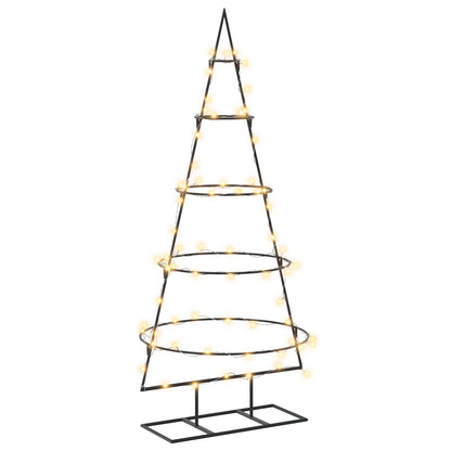 Metalen kerstboom met standaard KUOPIO 125 cm Warmwit Staal