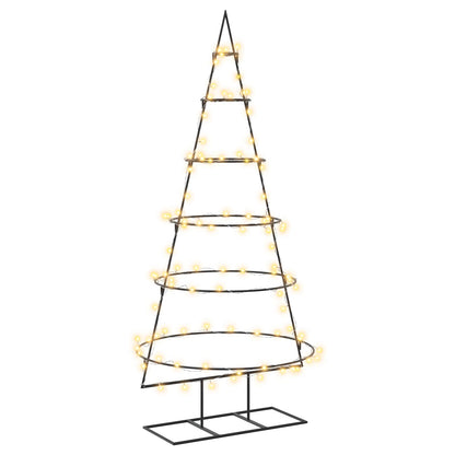 Metalen kerstboom met standaard KUOPIO 150 cm Warmwit Staal