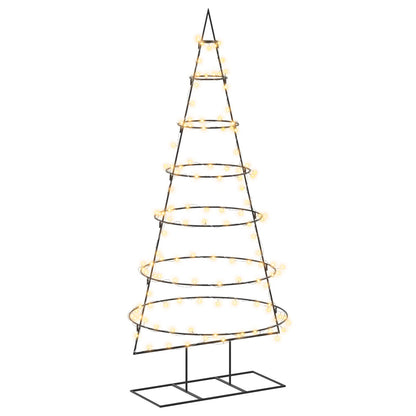 Metalen kerstboom met standaard KUOPIO 180 cm Warmwit Staal